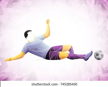 athlete soccer player man isolated on white background. Professional football soccer player in action isolated background