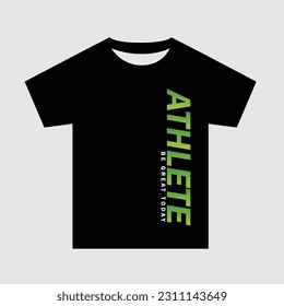 athlete t-shirt design . typography t-shirt design .