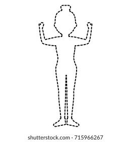 Athlete woman doing exercise