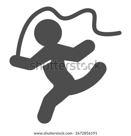 Athlete woman solid icon, summer sport concept. Vector graphics. Gymnast woman, dancing sign on white background, glyph style icon for mobile or web design