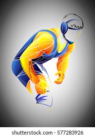 athlete Wrestling vector, wrestling logo icon vector isolated. Greco-Roman wrestling