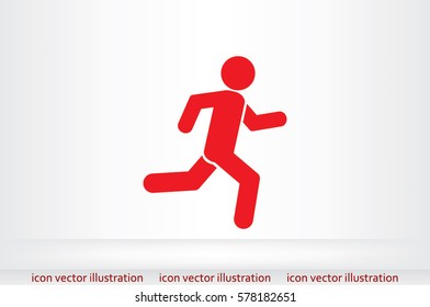 Athletes icon vector illustration.