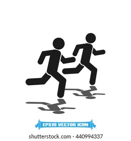 Athletes icon vector illustration EPS 10
