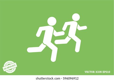 Athletes icon vector illustration EPS 10