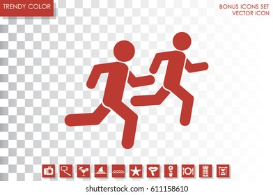 Athletes icon vector illustration EPS 10