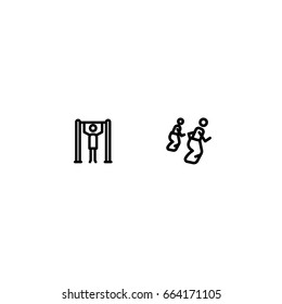 athletes set  icon
