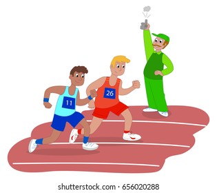 Race Starter Images Stock Photos Vectors Shutterstock