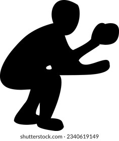 Athletes vector drawing image Files