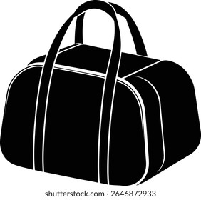 Athletic Bags Mockup Template Vector Design Technical Sports Bag Illustration for Branding and Product Display