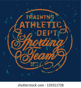 Athletic department sportswear- 2 custom colors