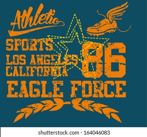 athletic department  vector art