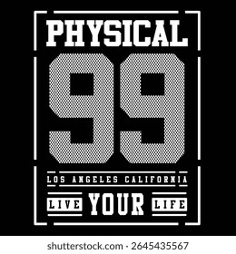 Athletic Graphic Vector Illustration Numbers