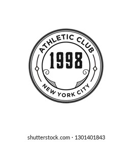Athletic logo vintage