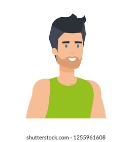 athletic man avatar character