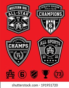 Athletic patch emblems