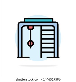 Athletic, Ring, Sport, Game Abstract Circle Background Flat color Icon