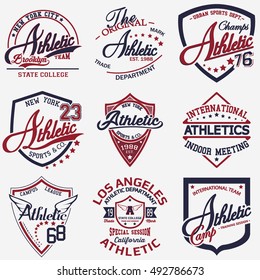 Athletic set of 9