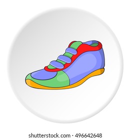 Athletic shoe icon. artoon illustration of athletic shoe vector icon for web