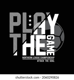 Athletic Sport Play Game Typography, Tee Shirt Graphics, Vectors