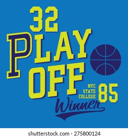 Athletic sport typography, t-shirt graphics, vectors