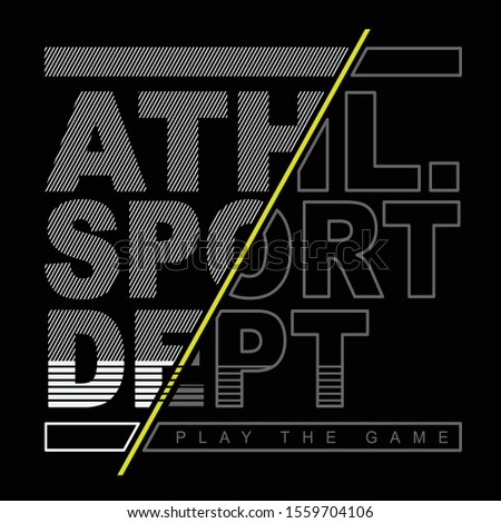 Athletic sprt typography, tee shirt graphics, vectors Stock photo © 
