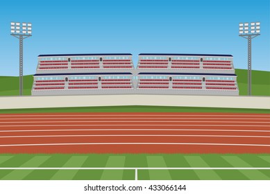 Athletic Stadium vector