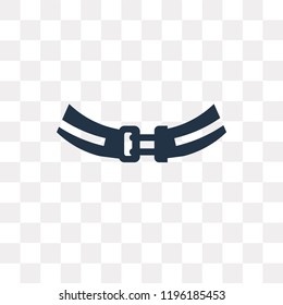 Athletic Strap vector icon isolated on transparent background, Athletic Strap transparency concept can be used web and mobile