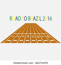 Athletic Track - Road to Brazil 