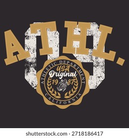 Parche de bordado original Athletic Usa