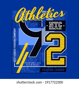 athletics 92 theme vectors for t-shirt prints and other uses
