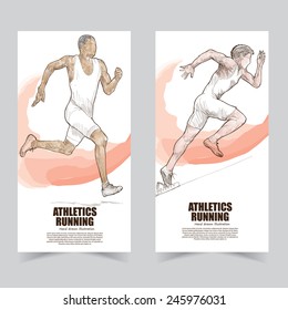 athletics banners.