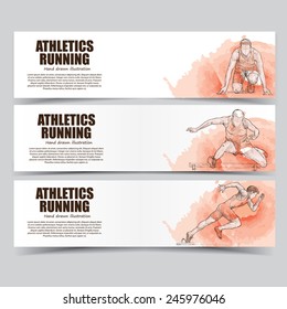 athletics banners.