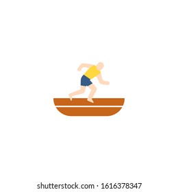 Athletics creative icon. From Sport icons collection. Isolated Athletics sign on white background