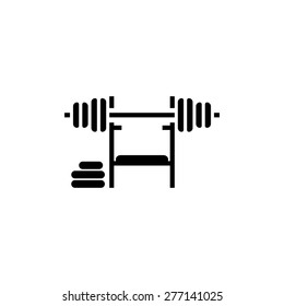 Athletics fitness trainer icon