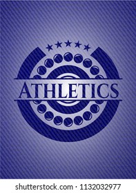 Athletics with jean texture