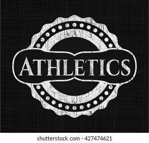 Athletics on chalkboard