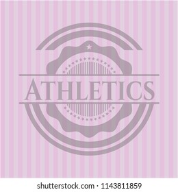 Athletics retro style pink emblem