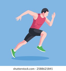 athletics sport vector art design