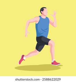 athletics vector art design  illustration