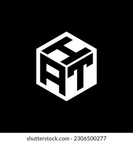 ATI letter logo design in illustration. Vector logo, calligraphy designs for logo, Poster, Invitation, etc.