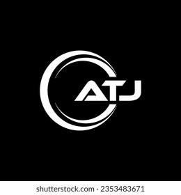 ATJ Logo Design, Inspiration für eine einzigartige Identität. Modernes Eleganz und kreatives Design. Markieren Sie Ihren Erfolg mit dem Markieren dieses Logos.