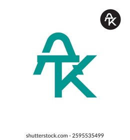 ATK Logo Letter Monogram Design