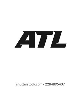 ATL initials logo design vector