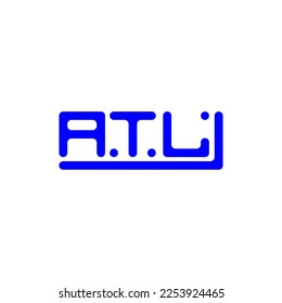 ATL letter logo creative design with vector graphic, ATL simple and modern logo.