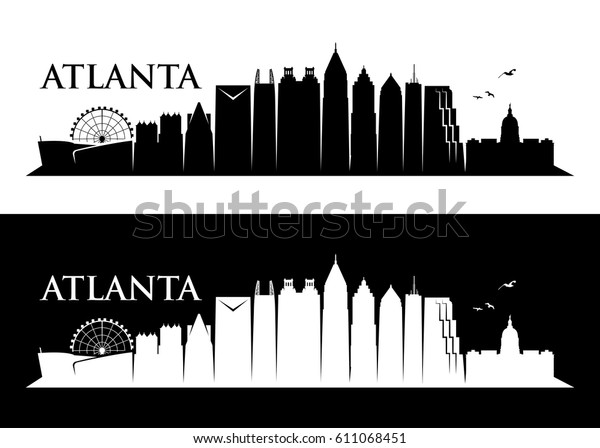 Download Atlanta Skyline Georgia Vector Illustration Stock Vector ...