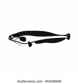Atlantic mackerel, Scomber scombrus icon in simple style isolated vector illustration