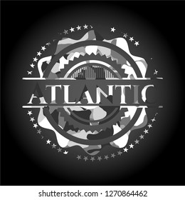 Atlantic on grey camo pattern