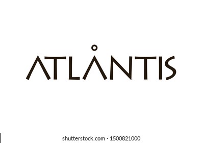 The Atlantis Logo, Logotype Design 