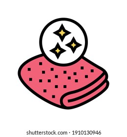 atlas fabric color icon vector. atlas fabric sign. isolated symbol illustration