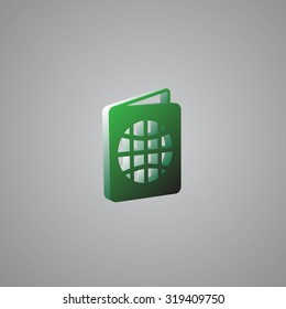 Atlas Green 3d  illustration